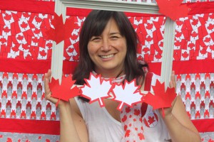 We were feeling some Canadian Pride in the classroom today.